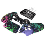 eXtremeRate Watercolour Splash Touchpad Front Housing Shell Compatible with ps5 Controller BDM-010/020/030/040/050, DIY Replacement Shell Custom Touch Pad Cover Compatible with ps5 Controller - ZPFT1042G3