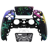 eXtremeRate Watercolour Splash Touchpad Front Housing Shell Compatible with ps5 Controller BDM-010/020/030/040/050, DIY Replacement Shell Custom Touch Pad Cover Compatible with ps5 Controller - ZPFT1042G3