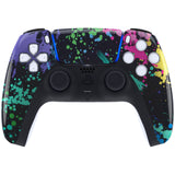eXtremeRate Watercolour Splash Touchpad Front Housing Shell Compatible with ps5 Controller BDM-010/020/030/040/050, DIY Replacement Shell Custom Touch Pad Cover Compatible with ps5 Controller - ZPFT1042G3