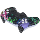eXtremeRate Watercolour Splash Touchpad Front Housing Shell Compatible with ps5 Controller BDM-010/020/030/040/050, DIY Replacement Shell Custom Touch Pad Cover Compatible with ps5 Controller - ZPFT1042G3
