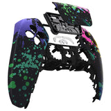 eXtremeRate Watercolour Splash Touchpad Front Housing Shell Compatible with ps5 Controller BDM-010/020/030/040/050, DIY Replacement Shell Custom Touch Pad Cover Compatible with ps5 Controller - ZPFT1042G3