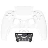 eXtremeRate White Touchpad Front Housing Shell Compatible with ps5 Controller BDM-010/020/030/040/050, DIY Replacement Shell Custom Touch Pad Cover Faceplate Compatible with ps5 Controller - ZPFP3008G3
