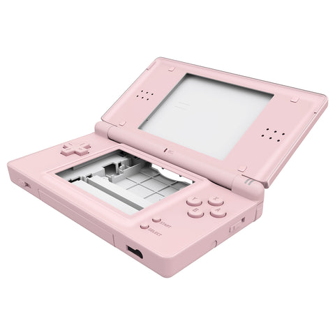 eXtremeRate Cherry Blossoms Pink Replacement Full Housing Shell for Nintendo DS Lite, Custom Handheld Console Case Cover with Buttons, Screen Lens for Nintendo DS Lite NDSL - Console NOT Included - DSLP3006