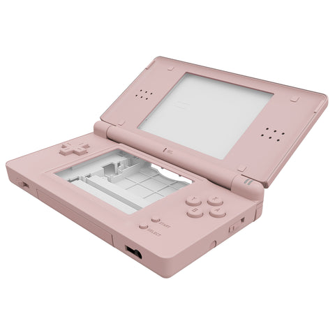 eXtremeRate Cherry Blossoms Pink Replacement Full Housing Shell for Nintendo DS Lite, Custom Handheld Console Case Cover with Buttons, Screen Lens for Nintendo DS Lite NDSL - Console NOT Included - DSLP3006
