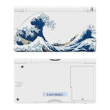 eXtremeRate The Great Wave Replacement Full Housing Shell for Nintendo DS Lite, Custom Handheld Console Case Cover with Buttons, Screen Lens for Nintendo DS Lite NDSL - Console NOT Included - DSLT1001