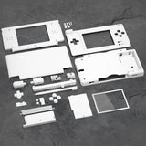 eXtremeRate White Replacement Full Housing Shell for Nintendo DS Lite, Custom Handheld Console Case Cover with Buttons, Screen Lens for Nintendo DS Lite NDSL - Console NOT Included - DSLP3003