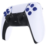 eXtremeRate Replacement D-pad R1 L1 R2 L2 Triggers Share Options Face Buttons, Crystal Clear Light Blue Full Set Buttons Compatible with ps5 Controller BDM-030/040/050 - Controller NOT Included - JPF1047G3