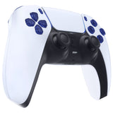 eXtremeRate Replacement D-pad R1 L1 R2 L2 Triggers Share Options Face Buttons, Crystal Clear Light Blue Full Set Buttons Compatible with ps5 Controller BDM-030/040/050 - Controller NOT Included - JPF1047G3
