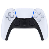 eXtremeRate Replacement D-pad R1 L1 R2 L2 Triggers Share Options Face Buttons, Original White Full Set Buttons Compatible with ps5 Controller BDM-030/040/050 - Controller NOT Included - JPF3025G3