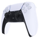 eXtremeRate Replacement D-pad R1 L1 R2 L2 Triggers Share Options Face Buttons, Original White Full Set Buttons Compatible with ps5 Controller BDM-030/040/050 - Controller NOT Included - JPF3025G3