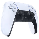 eXtremeRate Replacement D-pad R1 L1 R2 L2 Triggers Share Options Face Buttons, Original White Full Set Buttons Compatible with ps5 Controller BDM-030/040/050 - Controller NOT Included - JPF3025G3