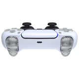 eXtremeRate Replacement D-pad R1 L1 R2 L2 Triggers Share Options Face Buttons, Glow in Dark - Green Full Set Buttons Compatible with ps5 Controller BDM-030/040/050 - Controller NOT Included - JPF3024G3