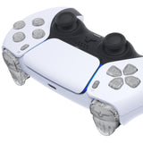 eXtremeRate Replacement D-pad R1 L1 R2 L2 Triggers Share Options Face Buttons, Glow in Dark - Green Full Set Buttons Compatible with ps5 Controller BDM-030/040/050 - Controller NOT Included - JPF3024G3