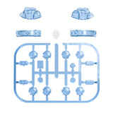 eXtremeRate Replacement ABXY Direction Keys SR SL L R ZR ZL Trigger Buttons, Full Set Buttons for NS Switch JoyCon & OLED JoyCon - Crystal Clear Light Blue - AJ240