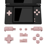 eXtremeRate Cherry Blossoms Pink Replacement Full Set Buttons for Nintendo DS Lite Handheld Console, Custom D-pad A B X Y Start Select R L Power Volume Keys for Nintendo DS Lite NDSL - Console NOT Included - DSLJ1006