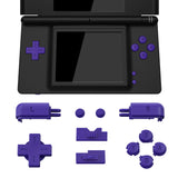 eXtremeRate Purple Replacement Full Set Buttons for Nintendo DS Lite Handheld Console, Custom D-pad A B X Y Start Select R L Power Volume Keys for Nintendo DS Lite NDSL - Console NOT Included - DSLJ1005