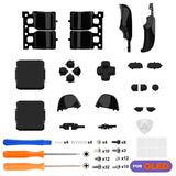 eXtremeRate Replacement Full Set Buttons for Steam Deck OLED Handheld Console - Black - JQCSLP002