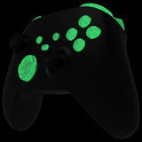 eXtremeRate Glow in Dark - Green Replacement Buttons for Xbox Series S & Xbox Series X Controller, LB RB LT RT Bumpers Triggers D-pad ABXY Start Back Sync Share Keys for Xbox Series X/S Controller  - JX3314