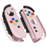 eXtremeRate DIY Replacement Full Set Shell Case with Buttons for Joycon 2 of Nintendo Switch 2 - Deluxe Version - Cherry Blossoms Pink - AWHNTM009