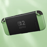 eXtremeRate DIY Replacement Full Set Shell Case with Buttons for Joycon 2 of Nintendo Switch 2 - Deluxe Version - Matcha Green - AWHNTM010