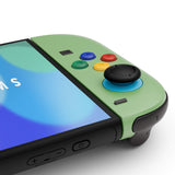 eXtremeRate DIY Replacement Full Set Shell Case with Buttons for Joycon 2 of Nintendo Switch 2 - Deluxe Version - Matcha Green - AWHNTM010