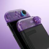 eXtremeRate DIY Replacement Full Set Shell Case with Buttons for Joycon 2 of Nintendo Switch 2 - Deluxe Version - Clear Atomic Purple - AWHNTM001