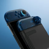 eXtremeRate DIY Replacement Full Set Shell Case with Buttons for Joycon 2 of Nintendo Switch 2 - Deluxe Version - Clear Blue - AWHNTM005
