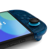 eXtremeRate DIY Replacement Full Set Shell Case with Buttons for Joycon 2 of Nintendo Switch 2 - Deluxe Version - Clear Blue - AWHNTM005