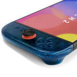 eXtremeRate DIY Replacement Full Set Shell Case with Buttons for Joycon 2 of Nintendo Switch 2 - Deluxe Version - Clear Blue - AWHNTM005