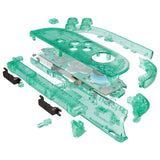 eXtremeRate DIY Replacement Full Set Shell Case with Buttons for Joycon 2 of Nintendo Switch 2 - Deluxe Version - Emerald Green - AWHNTM004