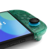 eXtremeRate DIY Replacement Full Set Shell Case with Buttons for Joycon 2 of Nintendo Switch 2 - Deluxe Version - Emerald Green - AWHNTM004