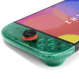 eXtremeRate DIY Replacement Full Set Shell Case with Buttons for Joycon 2 of Nintendo Switch 2 - Deluxe Version - Emerald Green - AWHNTM004
