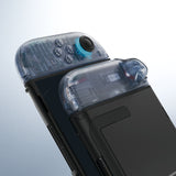 eXtremeRate DIY Replacement Full Set Shell Case with Buttons for Joycon 2 of Nintendo Switch 2 - Deluxe Version - Clear Glacier Blue - AWHNTM003
