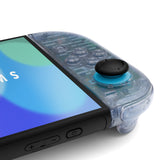 eXtremeRate DIY Replacement Full Set Shell Case with Buttons for Joycon 2 of Nintendo Switch 2 - Deluxe Version - Clear Glacier Blue - AWHNTM003