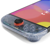 eXtremeRate DIY Replacement Full Set Shell Case with Buttons for Joycon 2 of Nintendo Switch 2 - Deluxe Version - Clear Glacier Blue - AWHNTM003