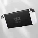 eXtremeRate DIY Replacement Full Set Shell Case with Buttons for Joycon 2 of Nintendo Switch 2 - Deluxe Version - White - AWHNTM008