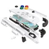 eXtremeRate DIY Replacement Full Set Shell Case with Buttons for Joycon 2 of Nintendo Switch 2 - Deluxe Version - White - AWHNTM008