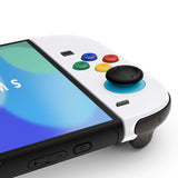 eXtremeRate DIY Replacement Full Set Shell Case with Buttons for Joycon 2 of Nintendo Switch 2 - Deluxe Version - White - AWHNTM008