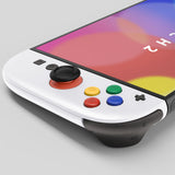 eXtremeRate DIY Replacement Full Set Shell Case with Buttons for Joycon 2 of Nintendo Switch 2 - Deluxe Version - White - AWHNTM008