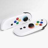 eXtremeRate DIY Replacement Full Set Shell Case with Buttons for Joycon 2 of Nintendo Switch 2 - Deluxe Version - White - AWHNTM008