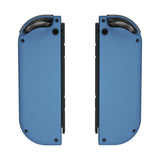 eXtremeRate Soft Touch Grip Airforce Blue Joycon Handheld Controller Housing with ABXY Direction Buttons, DIY Replacement Shell Case for NS Switch JoyCon & OLED JoyCon - Console Shell NOT Included - CP324