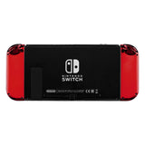 eXtremeRate Chrome Red Handheld Controller Housing With Full Set Buttons DIY Replacement Shell Case for NS Switch JoyCon & OLED JoyCon - Console Shell NOT Included - CD403