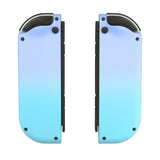 eXtremeRate Violet Blue Gradient Joycon Handheld Controller Housing with Coloful Buttons, DIY Replacement Shell Case for NS Switch JoyCon & OLED JoyCon – Joycon and Console NOT Included - CP332