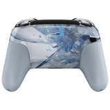eXtremeRate Crystal Dragon Faceplate Backplate Handles for NS Switch Pro Controller - Controller NOT Included - FRT110