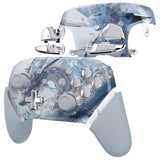 eXtremeRate Crystal Dragon Faceplate Backplate Handles for NS Switch Pro Controller - Controller NOT Included - FRT110