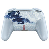 eXtremeRate Porcelain Dragon Faceplate Backplate Handles for NS Switch Pro Controller - Controller NOT Included - FRT112