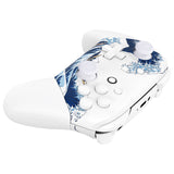 eXtremeRate The Great Wave Off Kanagawa Faceplate Backplate Handles for NS Switch Pro Controller - Controller NOT Included - FRT111