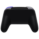 eXtremeRate Classic SwitchCube Style - Black Faceplate Backplate Handles for Switch Pro Controller - Controller NOT Included - FRY003