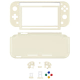 eXtremeRate Antique Yellow DIY Replacement Shell for Nintendo Switch Lite, NSL Handheld Controller Housing with Screen Protector, Custom Case Cover for Nintendo Switch Lite - DLP332