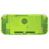 eXtremeRate Clear Lime Green DIY Replacement Shell for NS Switch Lite, NSL Handheld Controller Housing with Screen Protector, Custom Case Cover for NS Switch Lite - DLM514